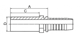50011公制卡套式直管
