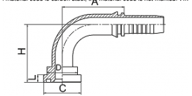 88191 90°日制法兰