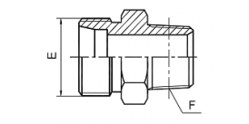 1CN 1DN 布锥管外螺纹