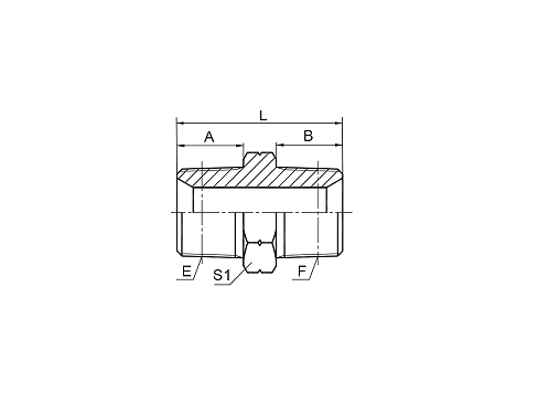 1T-SP 英锥管外螺纹