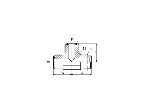 AFFN ORFS外螺纹 / ORFS外螺纹 / NPT外螺纹